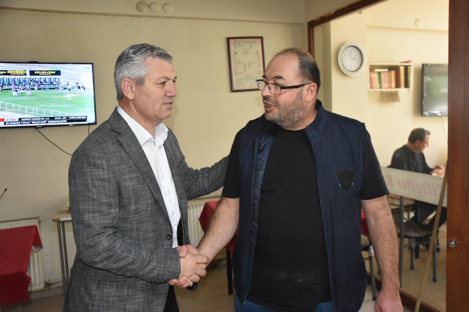 YUNUS EMRE ŞAHİN “DEĞİŞİM ŞART, ESNAFIN YANINDA OLACAĞIZ” Manisa Kahveciler