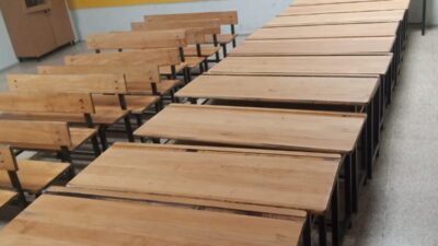 Dr. Ömer Faruk Meriç Ortaokulu binası modern görünüme kavuştu