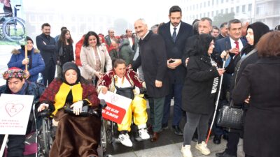Manisa’da 3 Aralık Dünya Engelliler Günü nedeniyle  tören düzenlendi