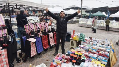 Perşembe Pazarı’nda üst kapama çalışmaları başladı