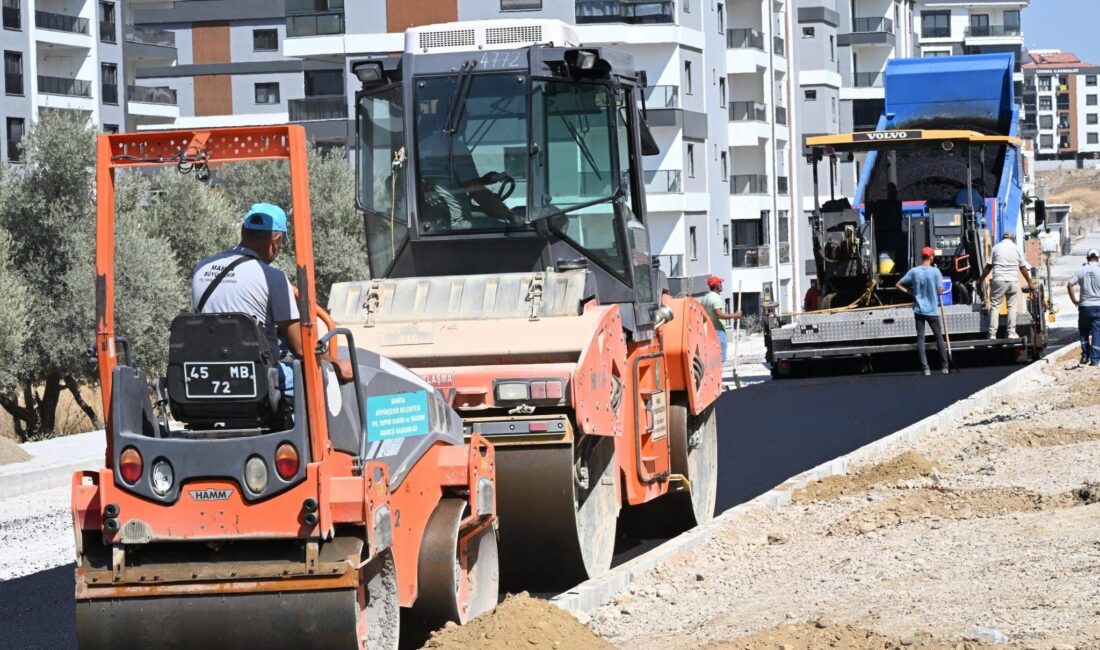 Manisa’da 2025 yılında asfaltlama çalışmalarında rekor kırıldı. Manisa Büyükşehir Belediye