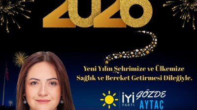 İyi Parti Şehzadeler İlçe Başkanı Gözde Aytaç  yeni yılı kutladı İYİ Parti